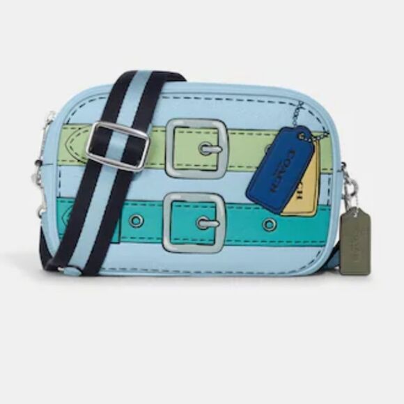 NWOT coach Jamie Camera Bag With Trompe L'oeil Print - Picture 1 of 2